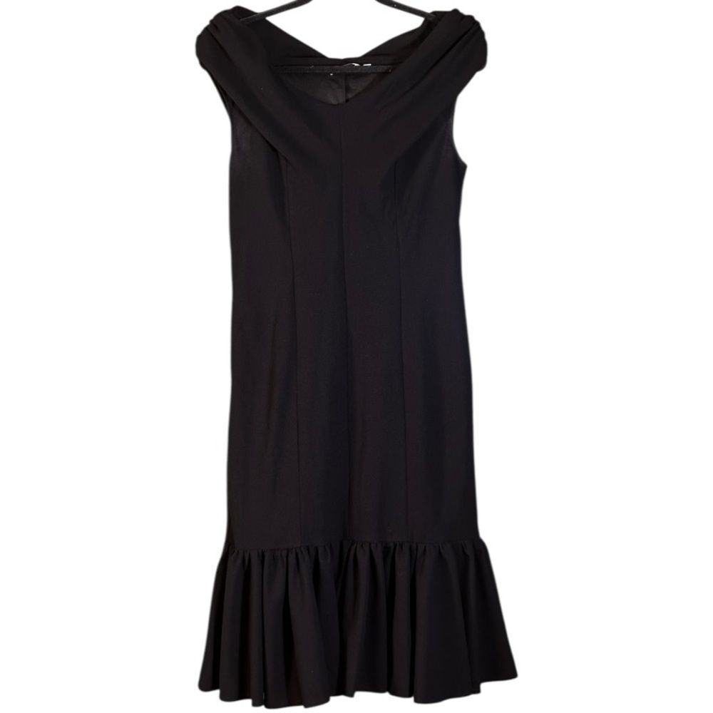 BABEYOND 1950 Style Elegant Black Cocktail Dress Size Medium 📦 - Picture 3 of 10